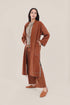 Reversible cotton milton printed coat